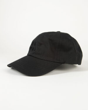 Meow Wolf Logo Dad Hat - Black/Black