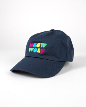 Meow Wolf Color Logo Dad Hat Navy