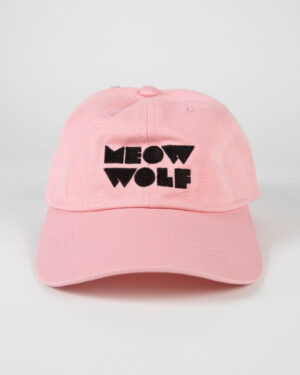 Meow Wolf Logo Dad Hat - Pink/Black