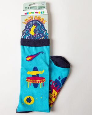 Lost_Sock_Blue_Wallpaper_Meow_Wolf