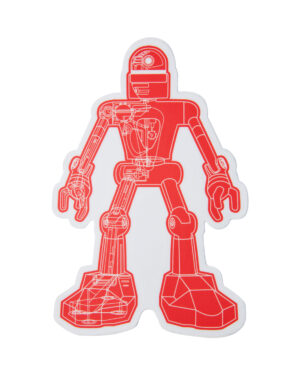 Robot Sticker Meow Wolf