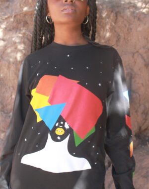 Faceted Long Sleeve T-Shirt