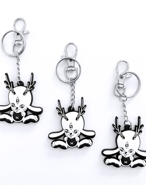 Chico the Jackalope Keychain