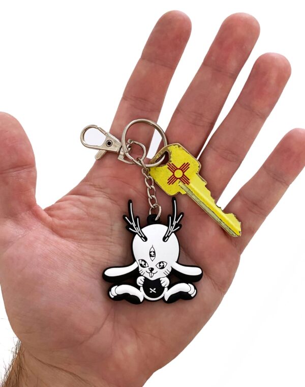 Chico the Jackalope Keychain