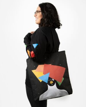 Obsidiopolis - Faceted Tote Bag - Meow Wolf