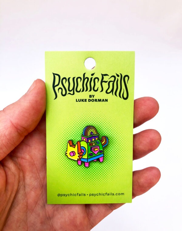 Psychic_Fails_Luke_Dorman_Rainbow_Cat_Pin_Meow_Wolf