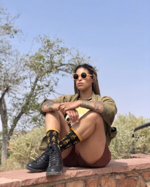 Obsidiopolis Path Forger Socks - Meow Wolf