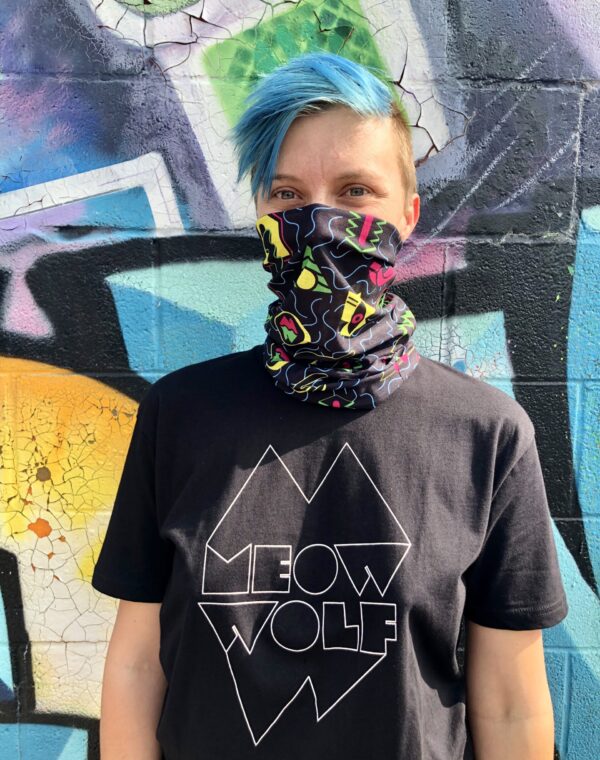 Spacetime Portals Neck Gaiter - Meow Wolf