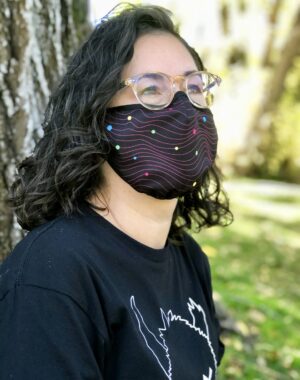 Infinity Waves Face Mask