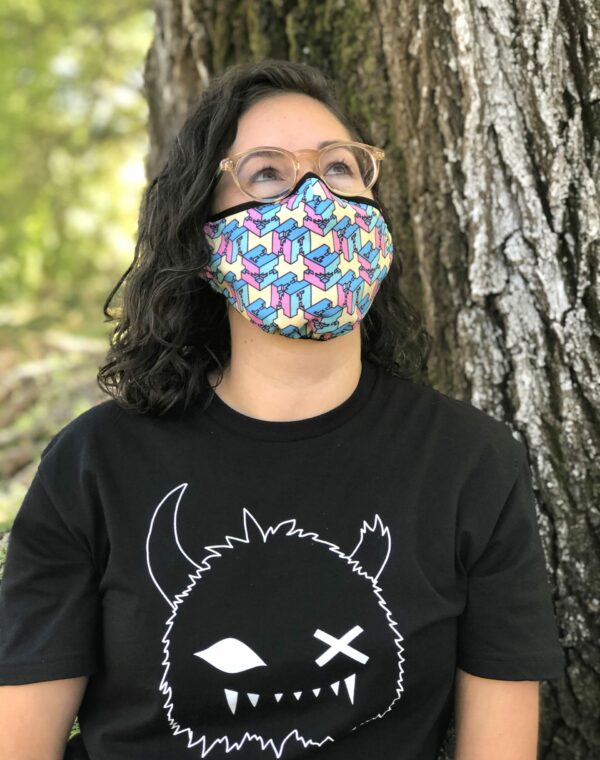 Iso Blocks Face Mask - Meow Wolf