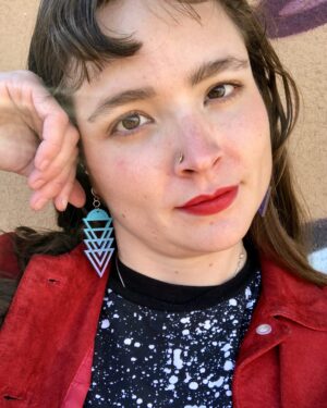 Parker Jennings Echo Earrings Purple/Blue