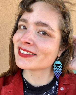 Parker Jennings Echo Earrings Purple/Blue