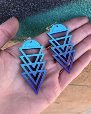 Parker Jennings Echo Earrings Purple/Blue