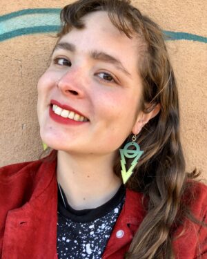 Parker Jennings Earrings Moondrop Blue/Lime