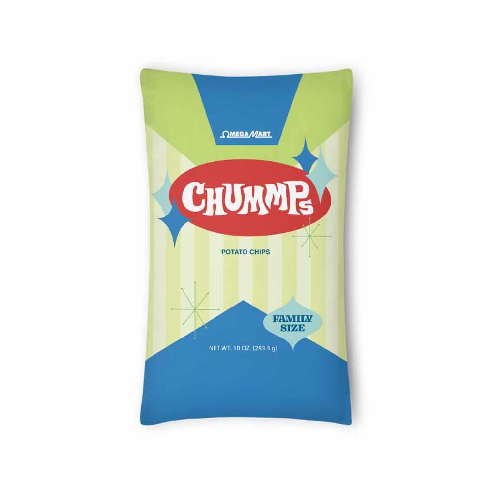 Chummps Chips Pillow Meow Wolf