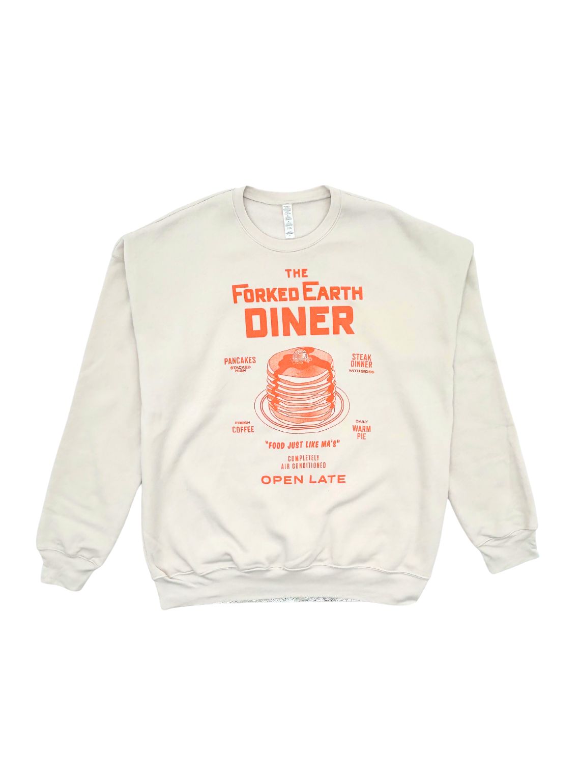 Forked Earth Diner Crewneck Sweatshirt Forked Earth Diner Crewneck Sweatshirt