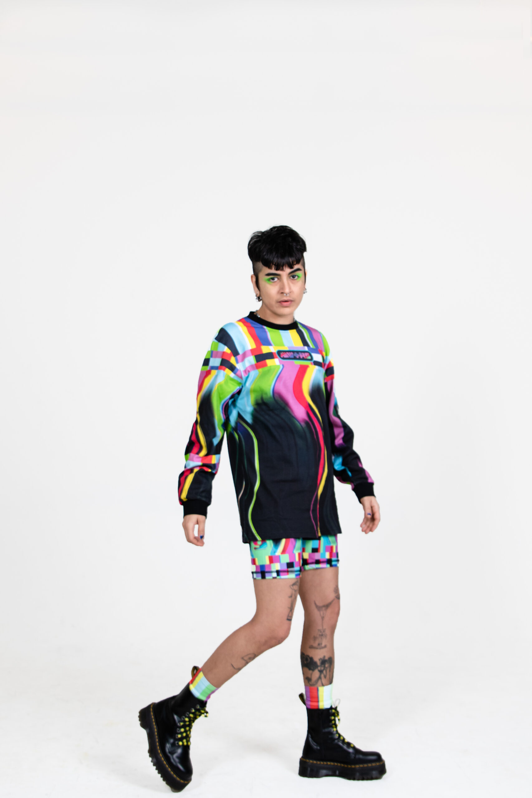 MW+HS Glitch Long Sleeve Shirt