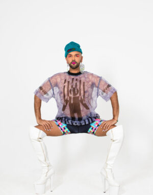 MW+HS Two Tone Beanie - Meow Wolf Shop