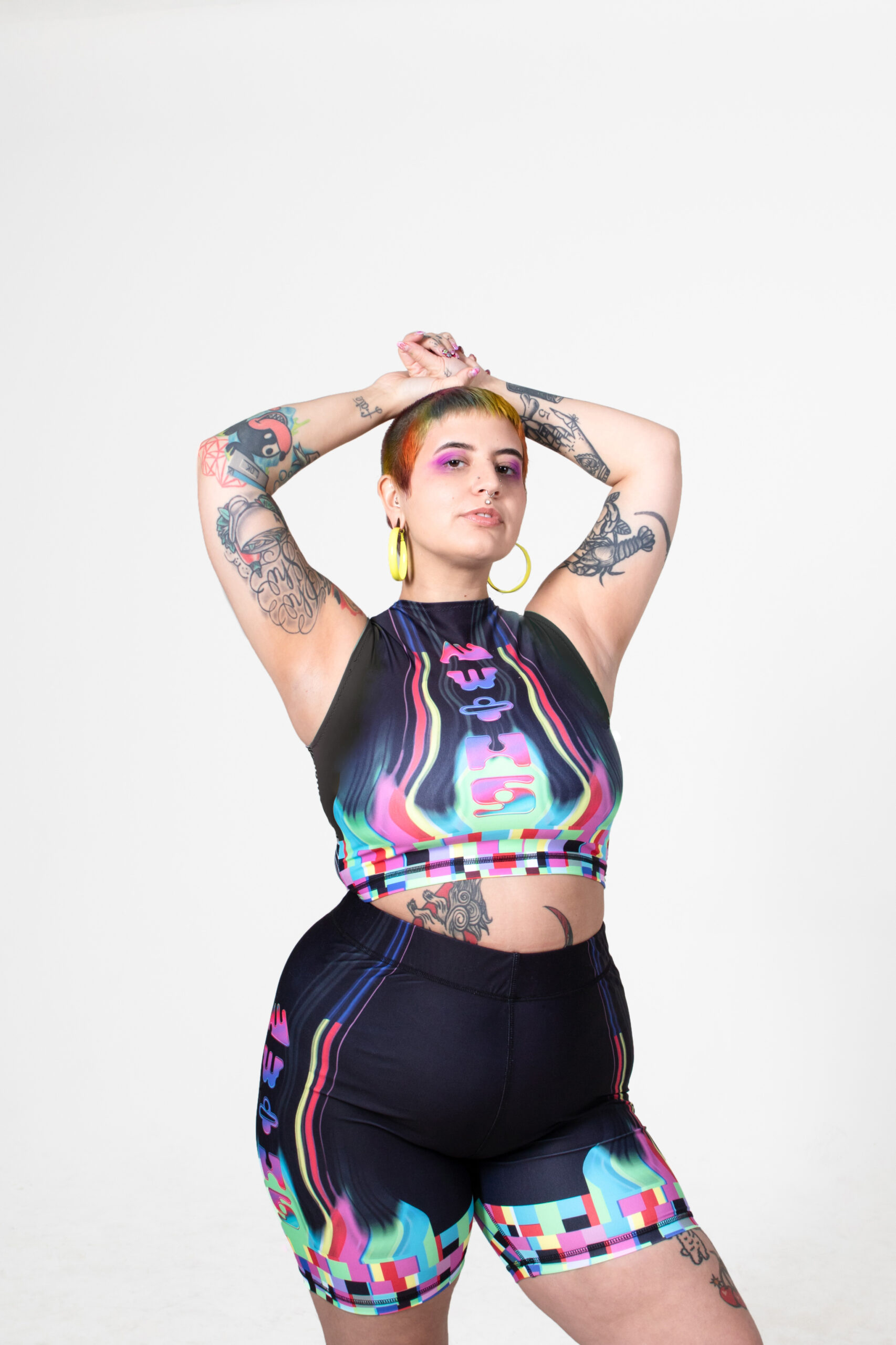 MW+HS Glitch Bike Shorts