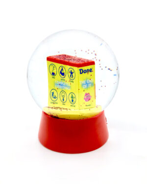 Done Detergent Snow Globe Omega Mart Meow Wolf