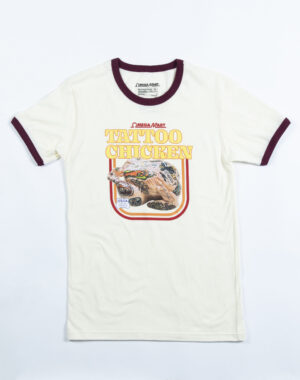 Tattoo Chicken Ringer Tee