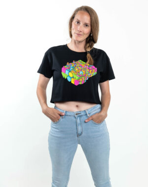 3D Logo Crop Top