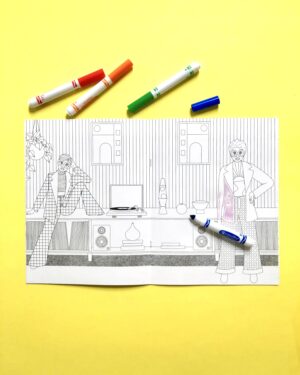 ROYGBIV Coloring Book - Obsidiopolis - Meow Wolf