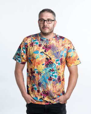 Tropical Camo T-Shirt - Omega Mart Meow Wolf