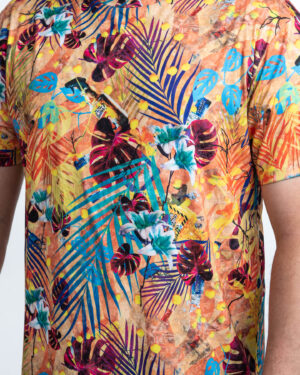Tropical Camo T-Shirt - Omega Mart Meow Wolf