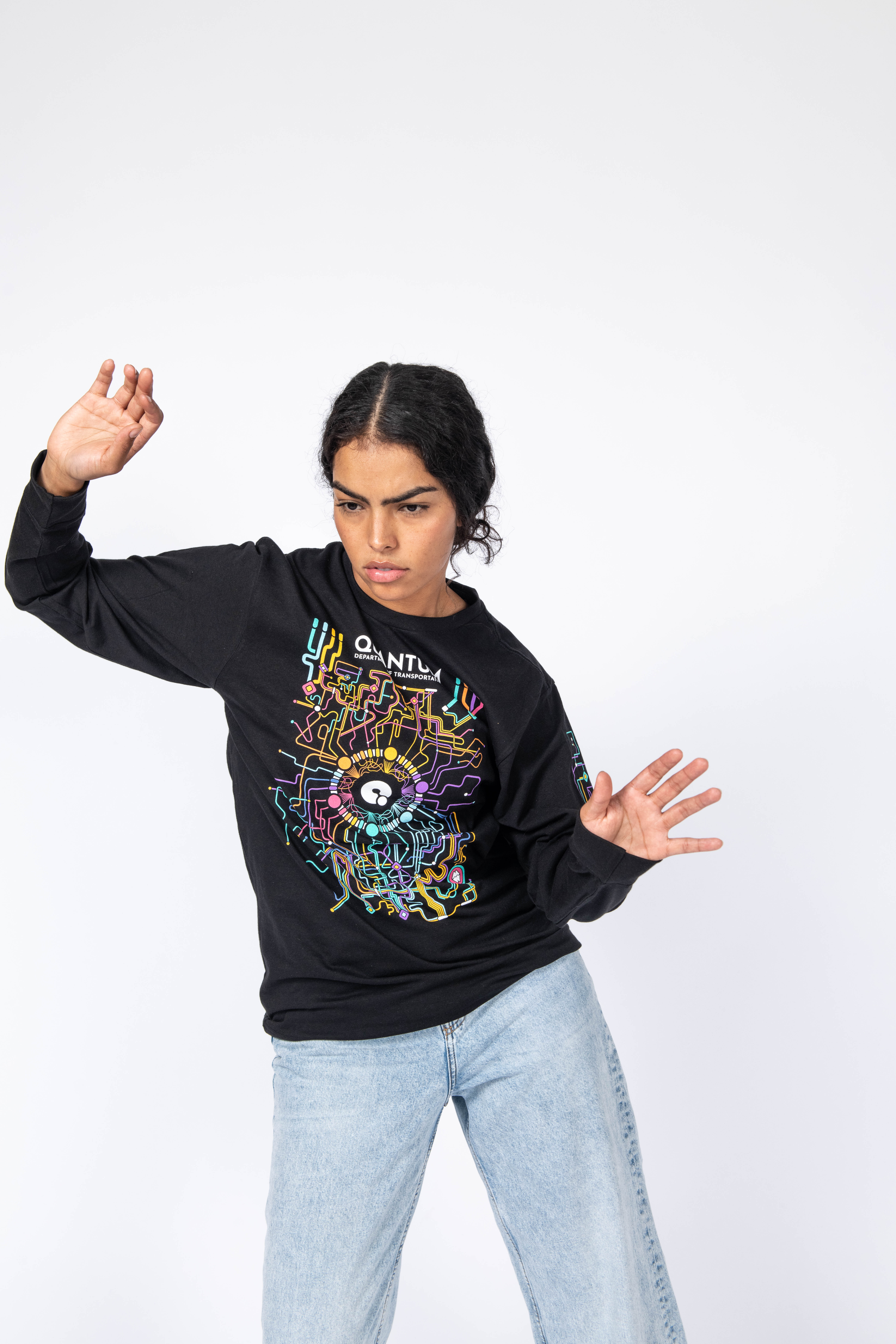 QDot Map Long Sleeve T-Shirt