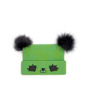 MW+HS Poms Beanie
