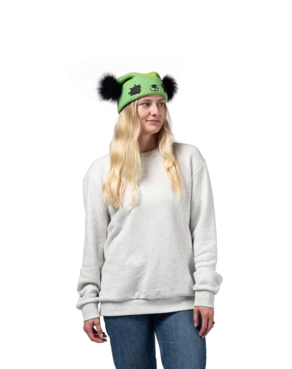 MW+HS Poms Beanie
