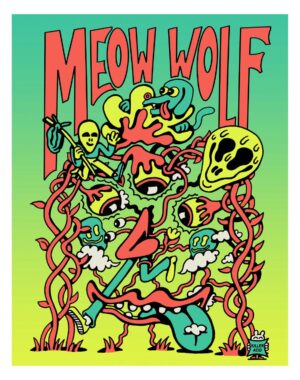 Killer Acid x MW Neon Flowers Print Killer Acid x MW Neon Flowers Print