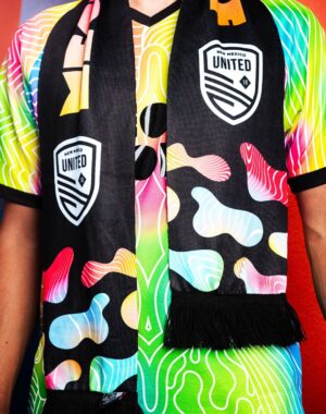 NM United x Meow Wolf Night 2025 Ebbs and Flows Scarf