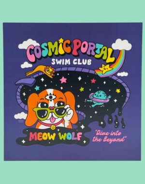 Wokeface x Meow Wolf Swim Club Print