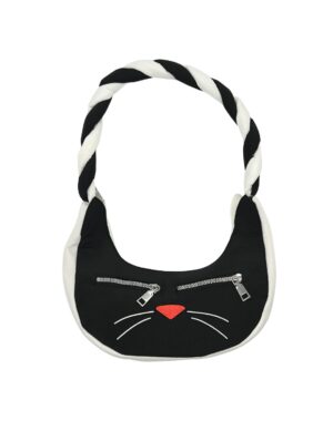 Cat Wolf Crescent Bag