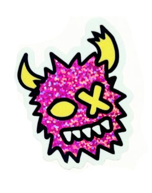 Glitter Snaggy Sticker