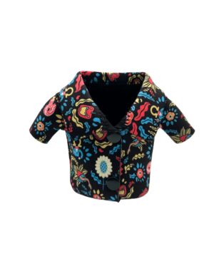 Floral Button Up Koozie Floral Button Up Koozie