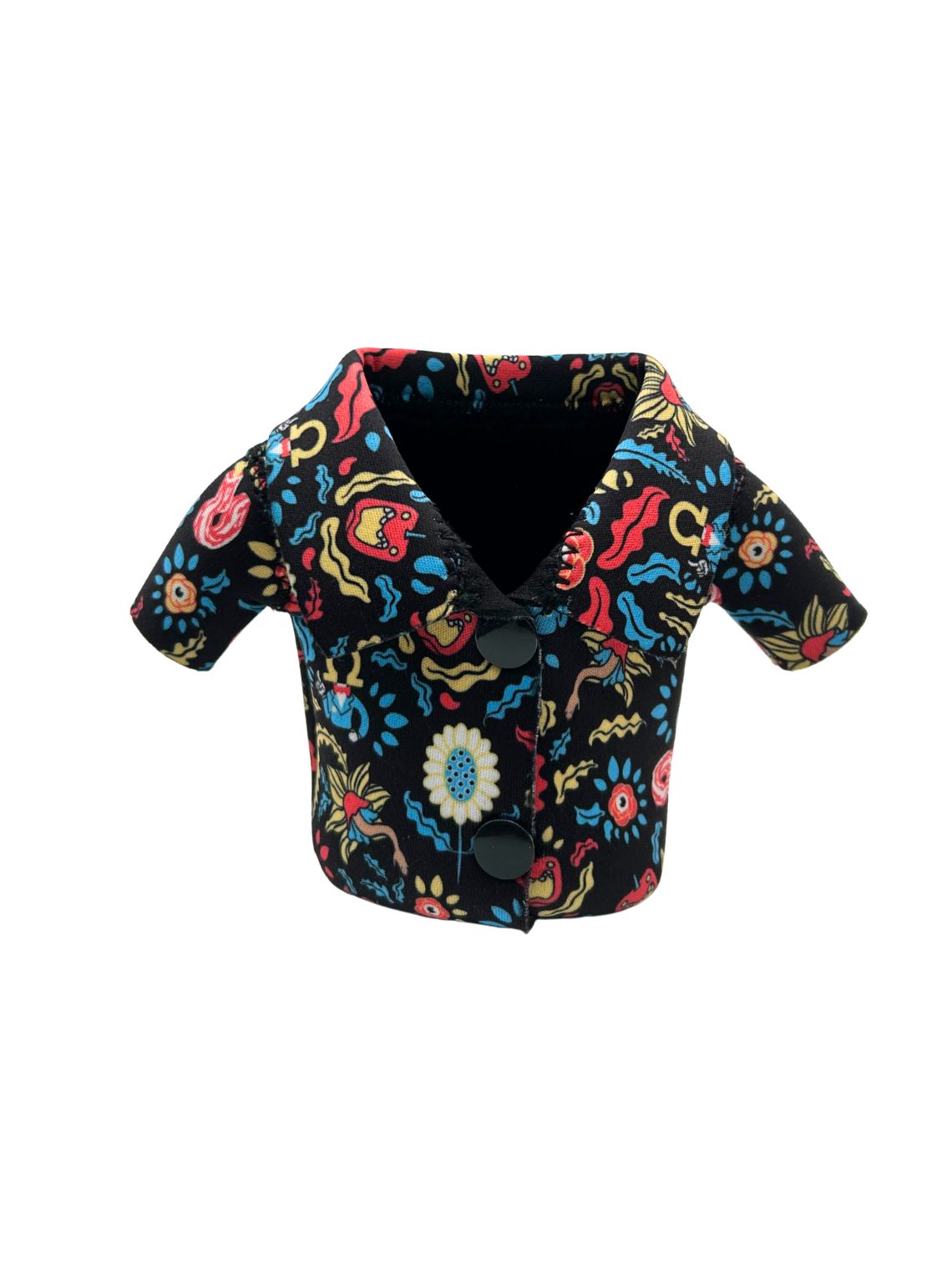 Floral Button Up Koozie Floral Button Up Koozie