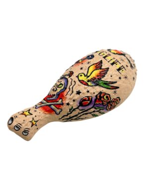 Tattoo Chicken Bottle Opener Magnet Tattoo Chicken Bottle Opener Magnet