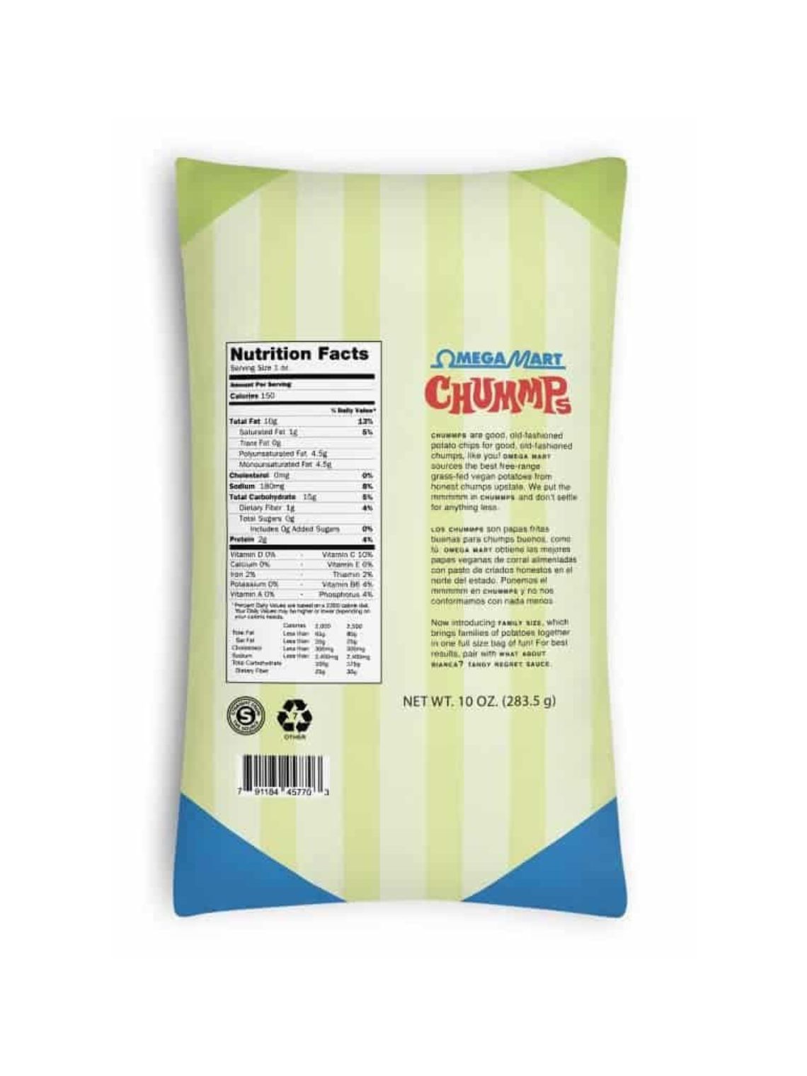 Chummps Chip Pillow Chummps Chip Pillow