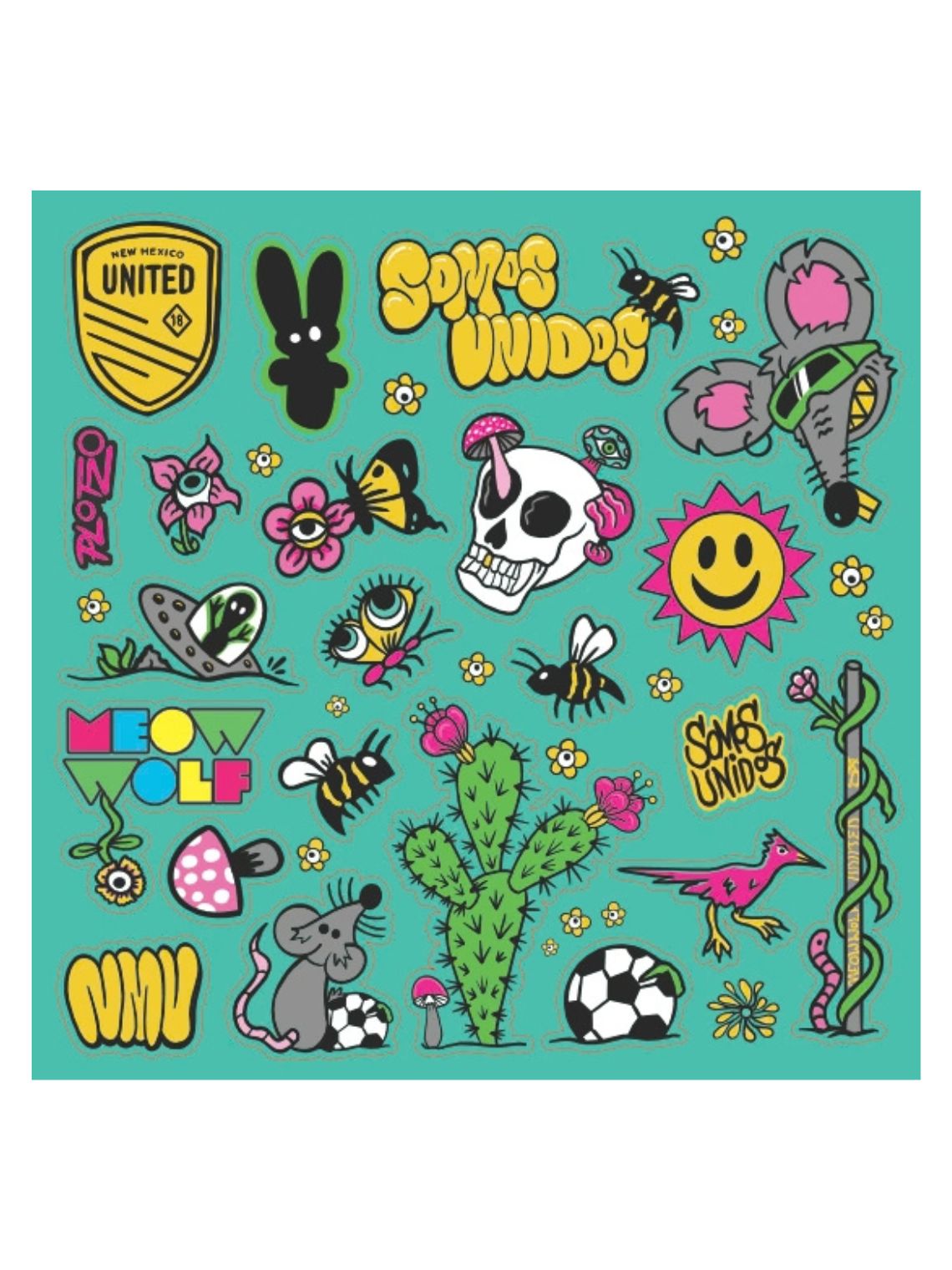 NMU x MW Night 2026 Bloom & Decay Sticker Sheet NMU x MW Night 2026 Bloom & Decay Sticker Sheet
