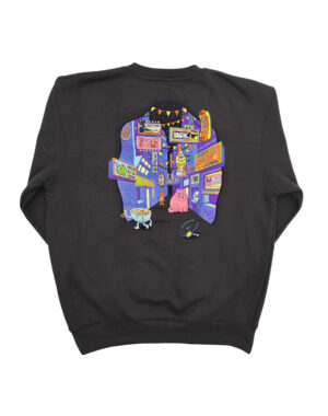 Alleyway Cartoon Crewneck Alleyway Cartoon Crewneck