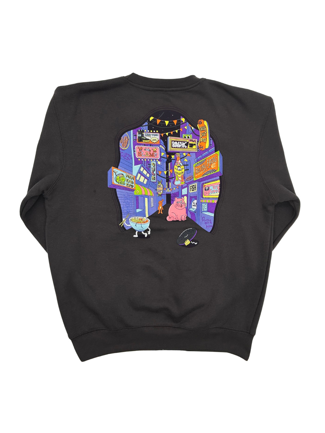 Alleyway Cartoon Crewneck Alleyway Cartoon Crewneck