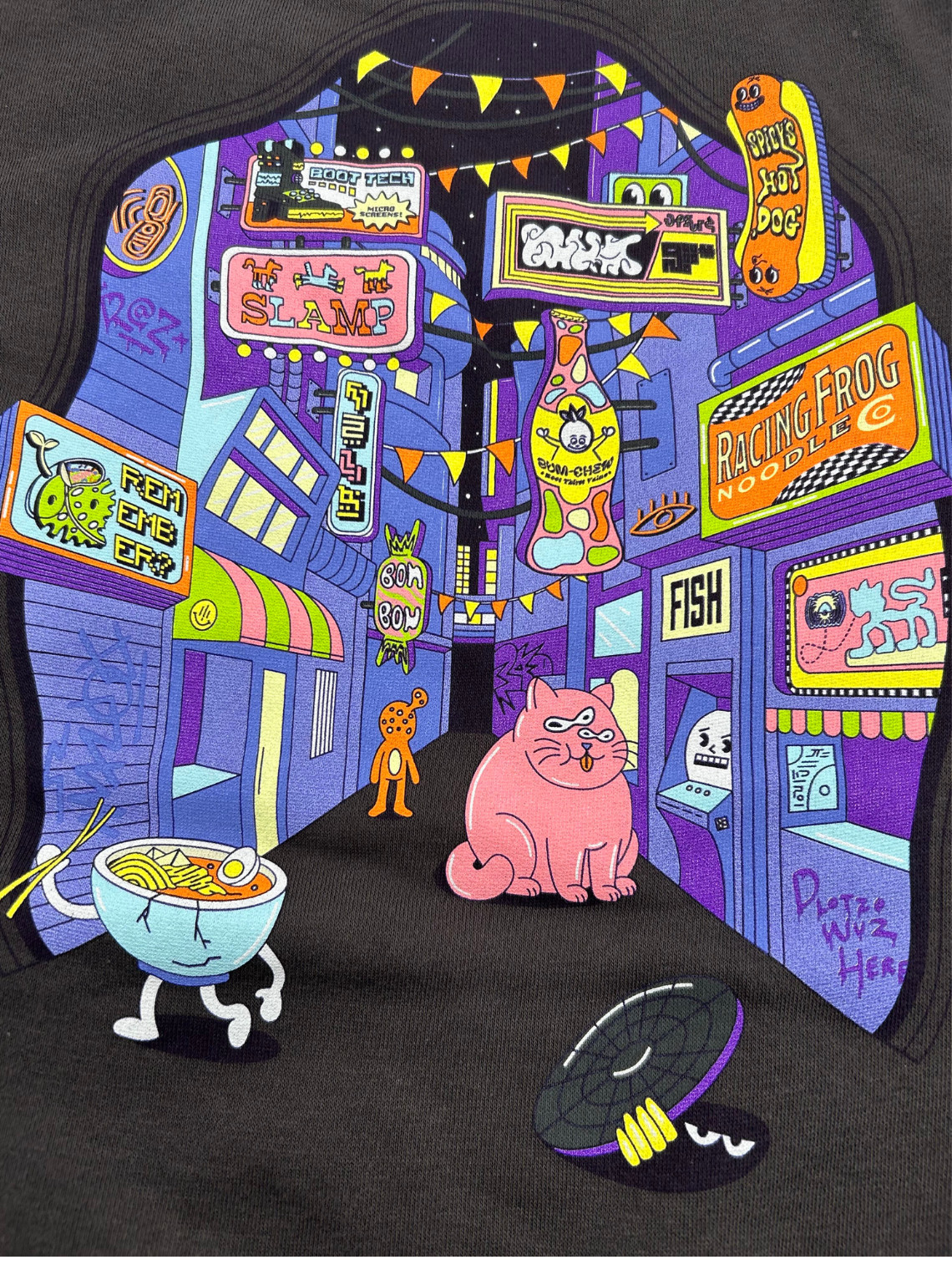 Alleyway Cartoon Crewneck Alleyway Cartoon Crewneck