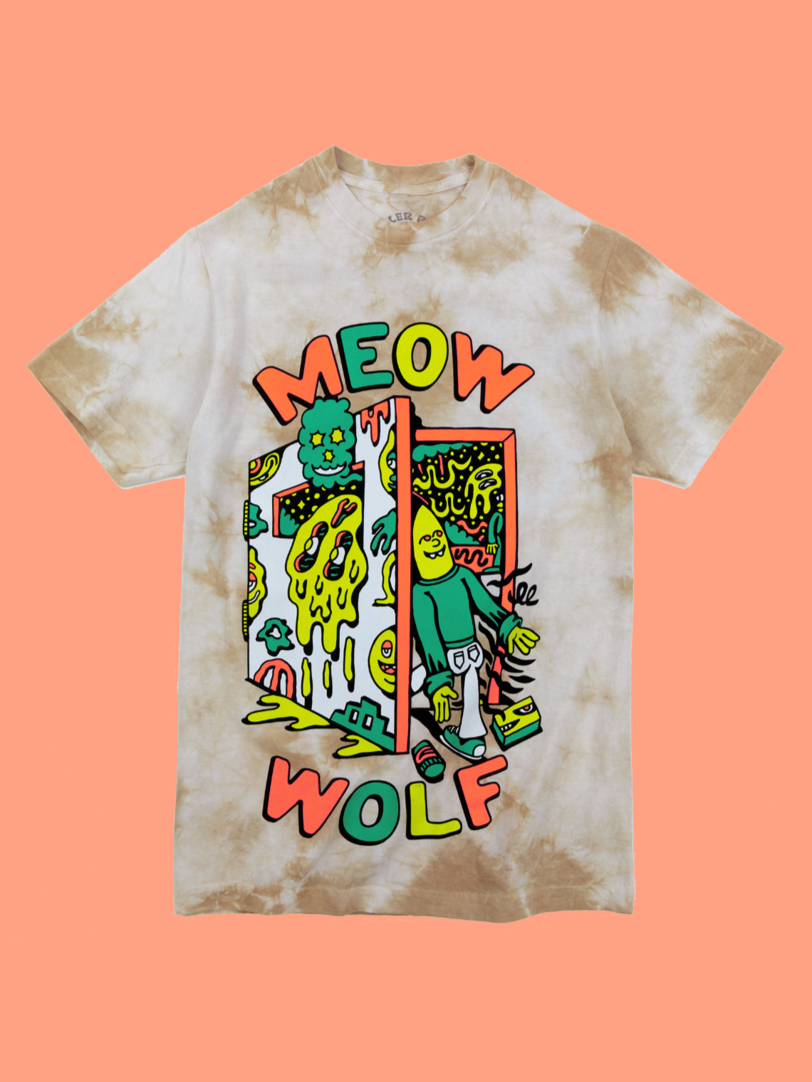 Killer Acid x MW Drippy Door Dyed T-Shirt Killer Acid x MW Drippy Door Dyed T-Shirt