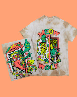 Killer Acid x MW Drippy Door Dyed T-Shirt Killer Acid x MW Drippy Door Dyed T-Shirt